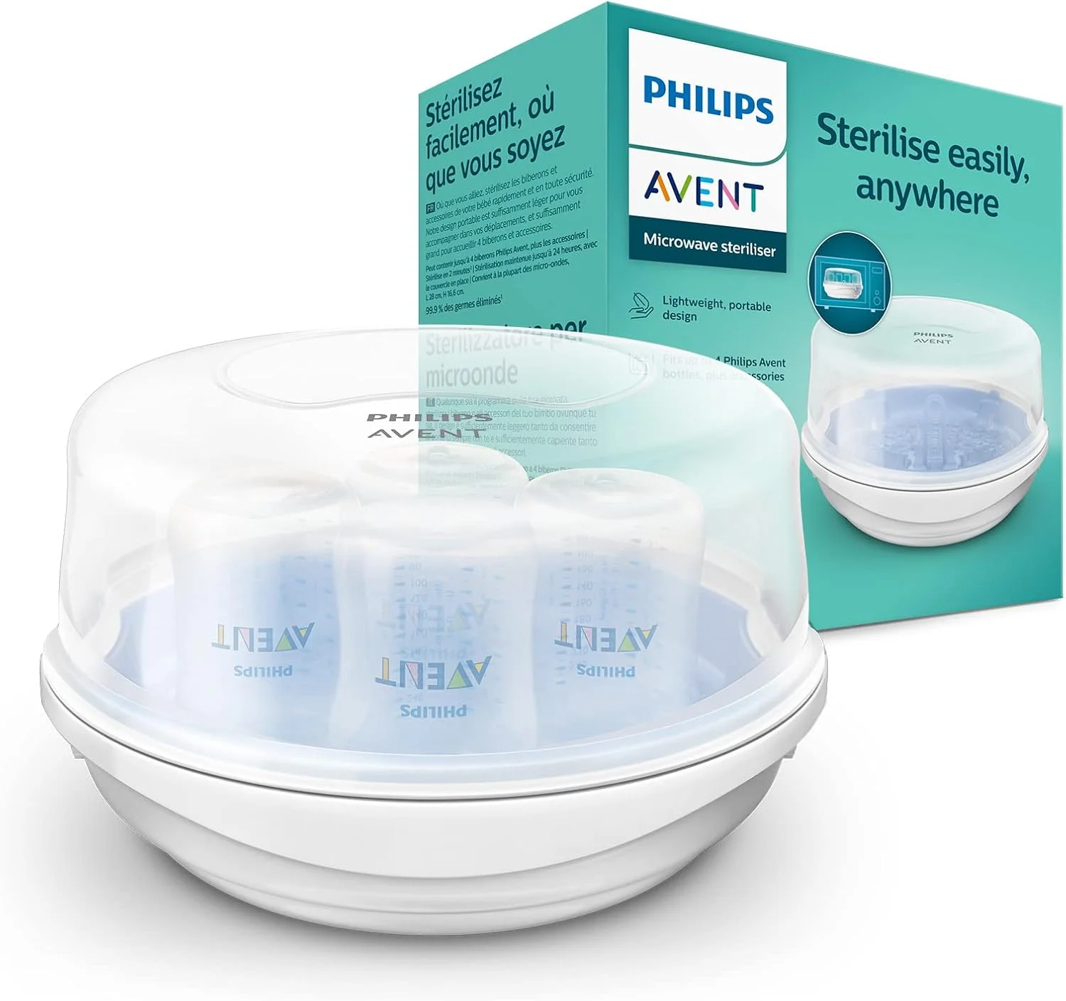 Philips Avent SCF281/02 Esterilizador a Vapor para Microondas